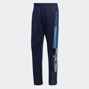 Adidas Adibreaker Track Pants Mens Large Indigo Snap Tearaway Originals NWT